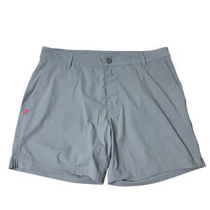 Rhone Mens 32 Performance Commuter Chino Shorts Blue Tech Stretch 6” Casual